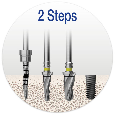 Chirurgická sada Osstem 122 Taper Kit pre implantáty