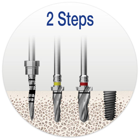 Osstem Taper Kit 122 chirurgické nástroje implantológia